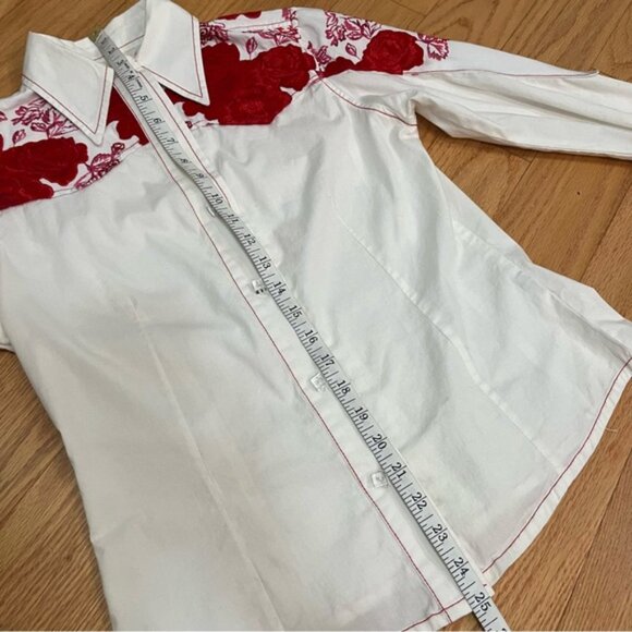 Coastal owgirl ockabilly mbroidered utton own - Picture 8 of 11